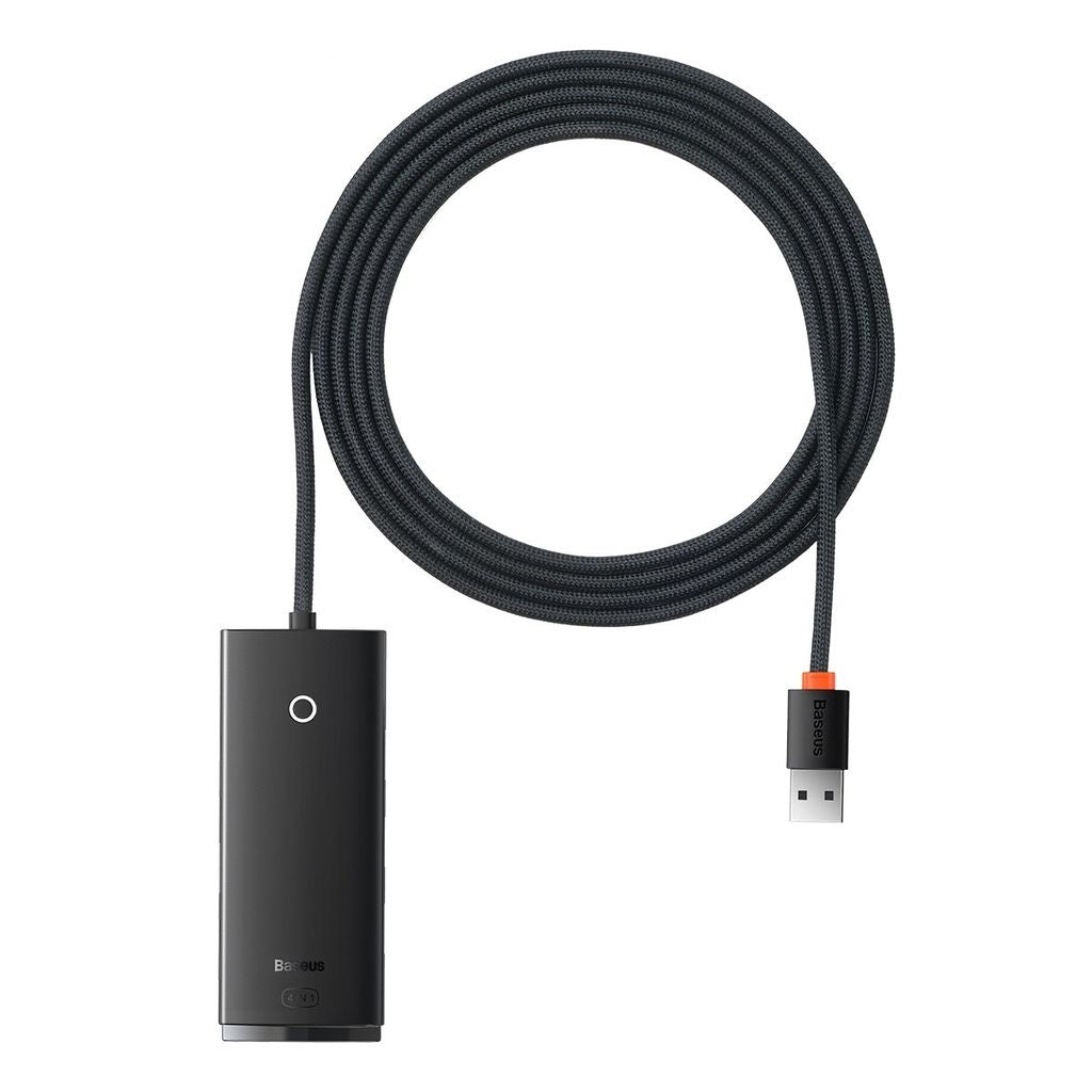 Baseus Lite Series 4-Port USB-A HUB Adapter 2m - Black
