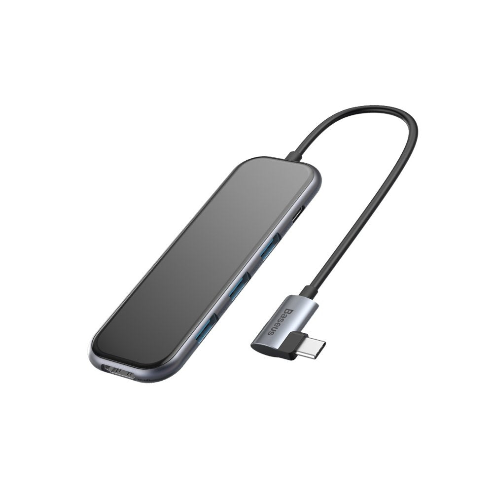 Baseus Multifunctional Hub, 3xUSB-A 3.0, HDMI 4K, PD - Gray