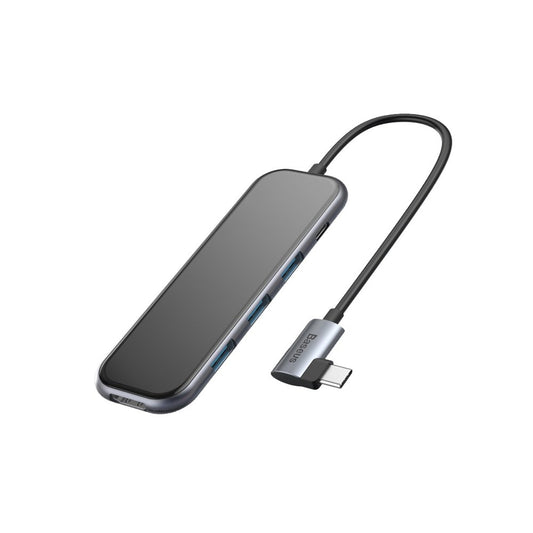 Baseus Multifunctional Hub, 3xUSB-A 3.0, HDMI 4K, PD - Gray
