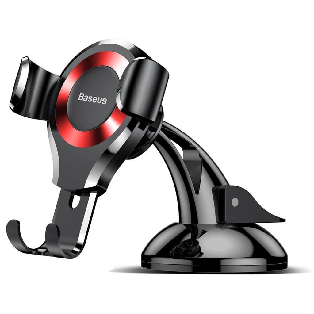 Baseus Osculum Gravity Car Phone Holder - Black/Red