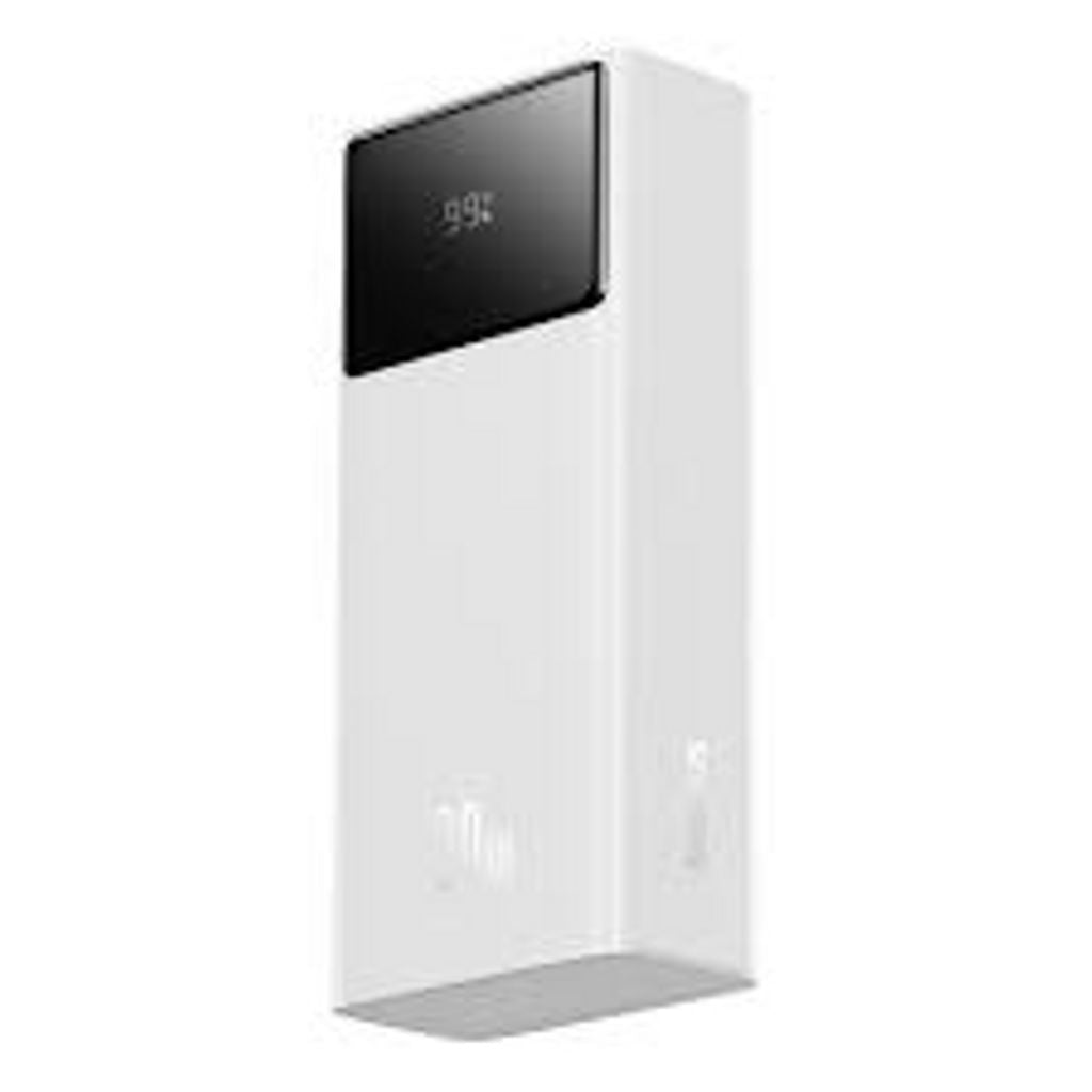 Baseus Quick Charge Power Bank 30000mAh, 30W - White