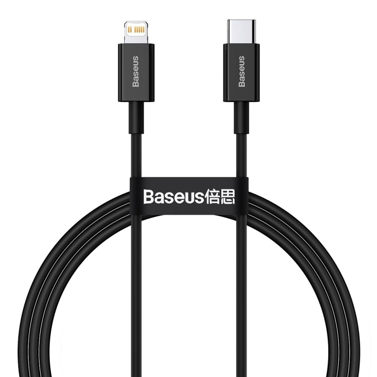Baseus Superior Fast Charge USB-C to Lightning Cable, 20W, 1m - Black
