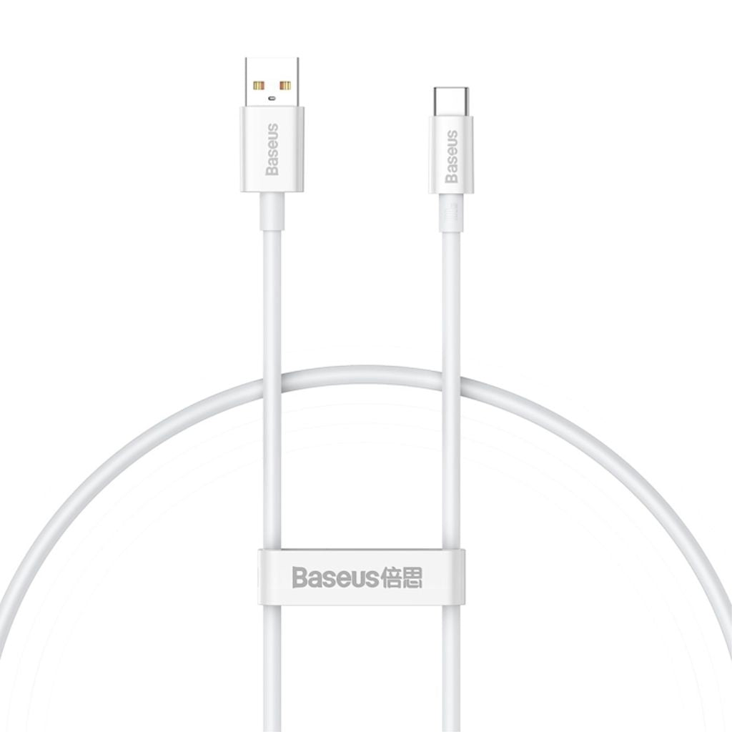 Baseus Superior Series USB - USB-C Cable 100W, 0.25m - White