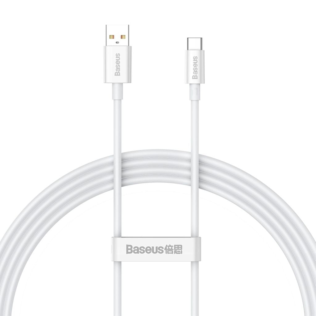 Baseus Superior Series USB - USB-C Cable 100W, 1.5m - White