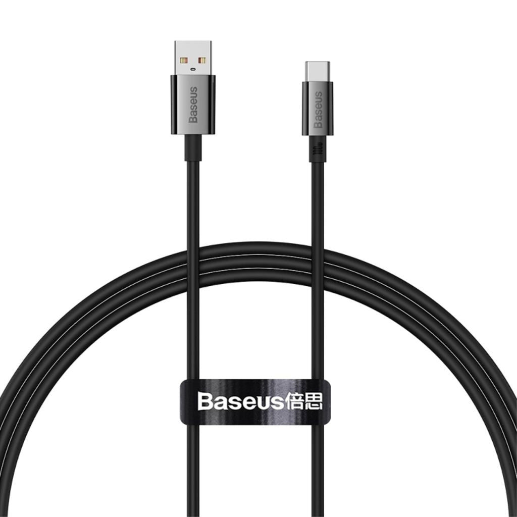 Baseus Superior Series USB - USB-C Cable 100W, 1m - Black