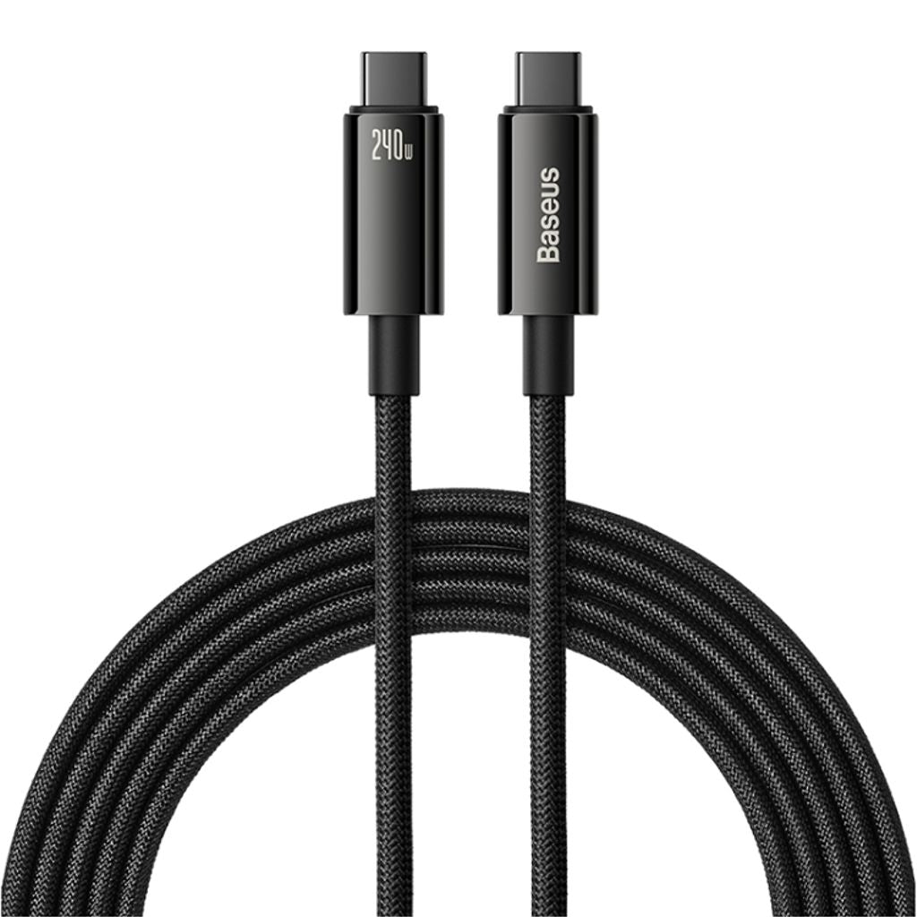 Baseus Tungsten Gold Cable USB-C - USB-C 240W, 3m - Black