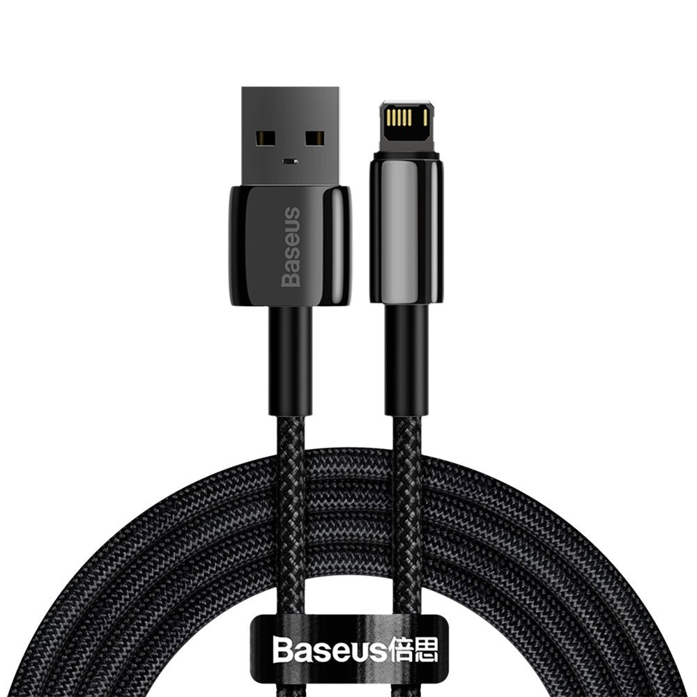 Baseus Tungsten Gold USB-A to Lightning 2.4A, 2m - Black