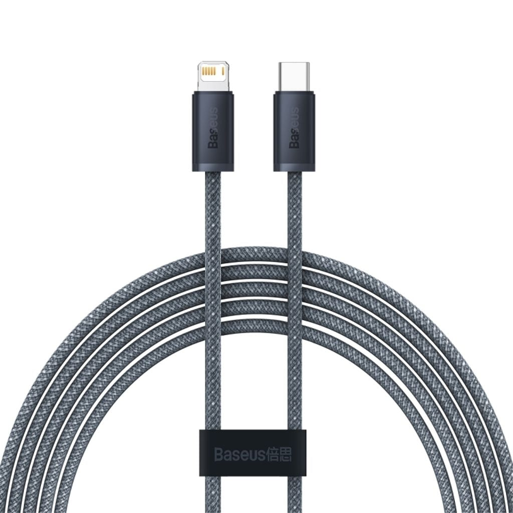 Baseus USB-C - iP Cable 20W, 2m - Slate grey