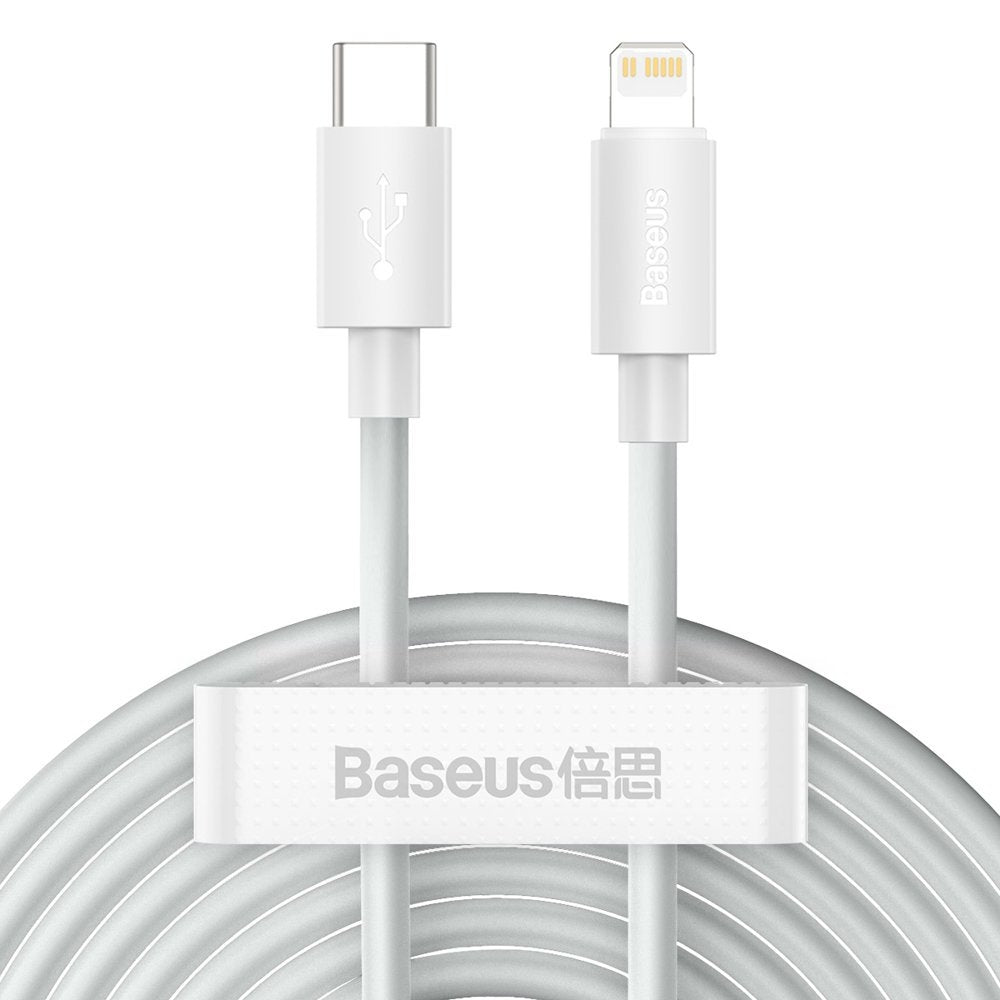 Baseus USB-C to Lightning Fast Charging Cable, PD, 20W, 1.5m - White