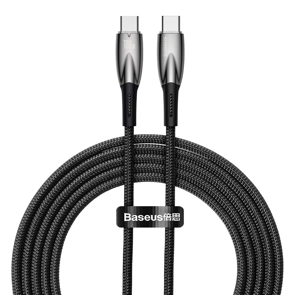 Baseus USB-C to USB-C Cable, 100W, 2m - Black