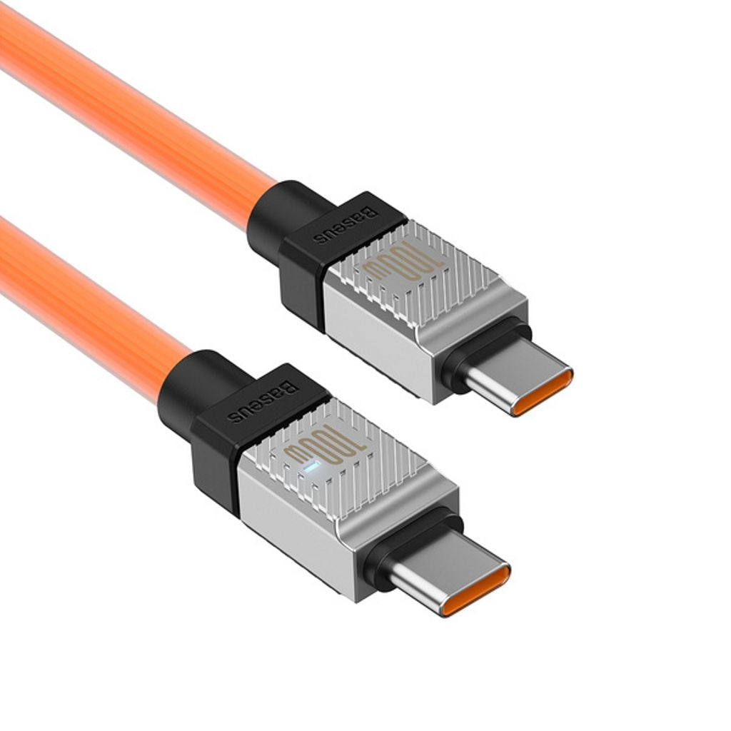 Baseus USB-C to USB-C Cable 100W, 2m - Orange