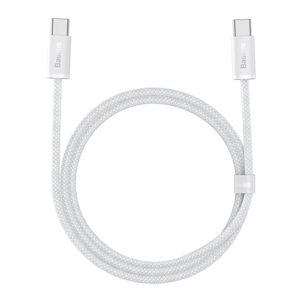 Baseus USB-C to USB-C Cable 100W, PD, 1m - White