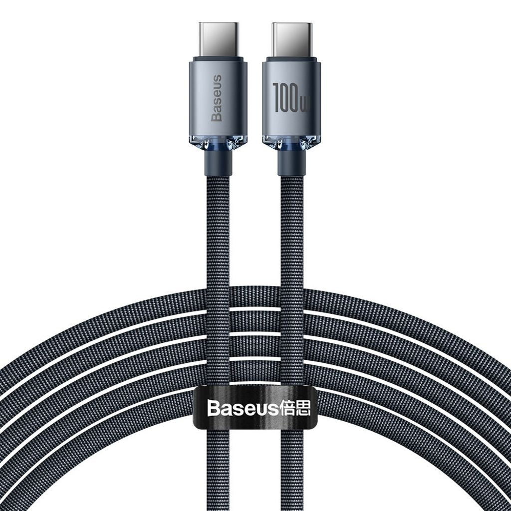 Baseus USB-C to USB-C Fast charging cable, 100W, 2m - Black