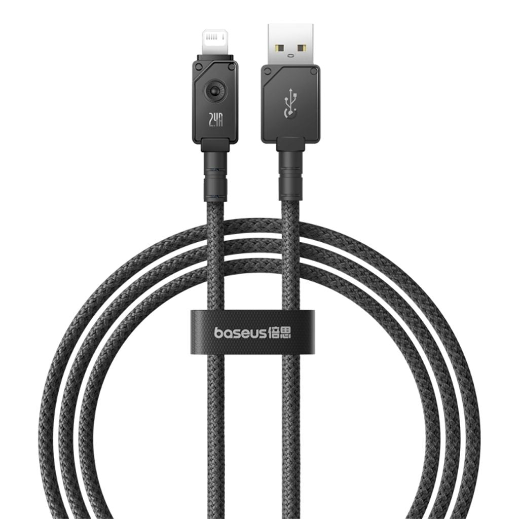 Baseus fast charging data cable USB - Lightning, 1m - Black