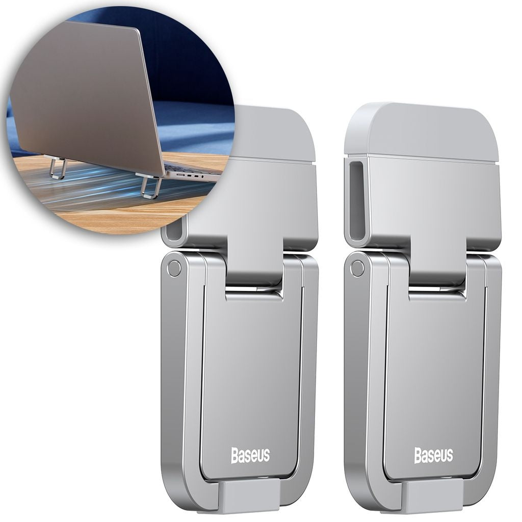 Baseus universal laptop stand, 2 pcs - Silver
