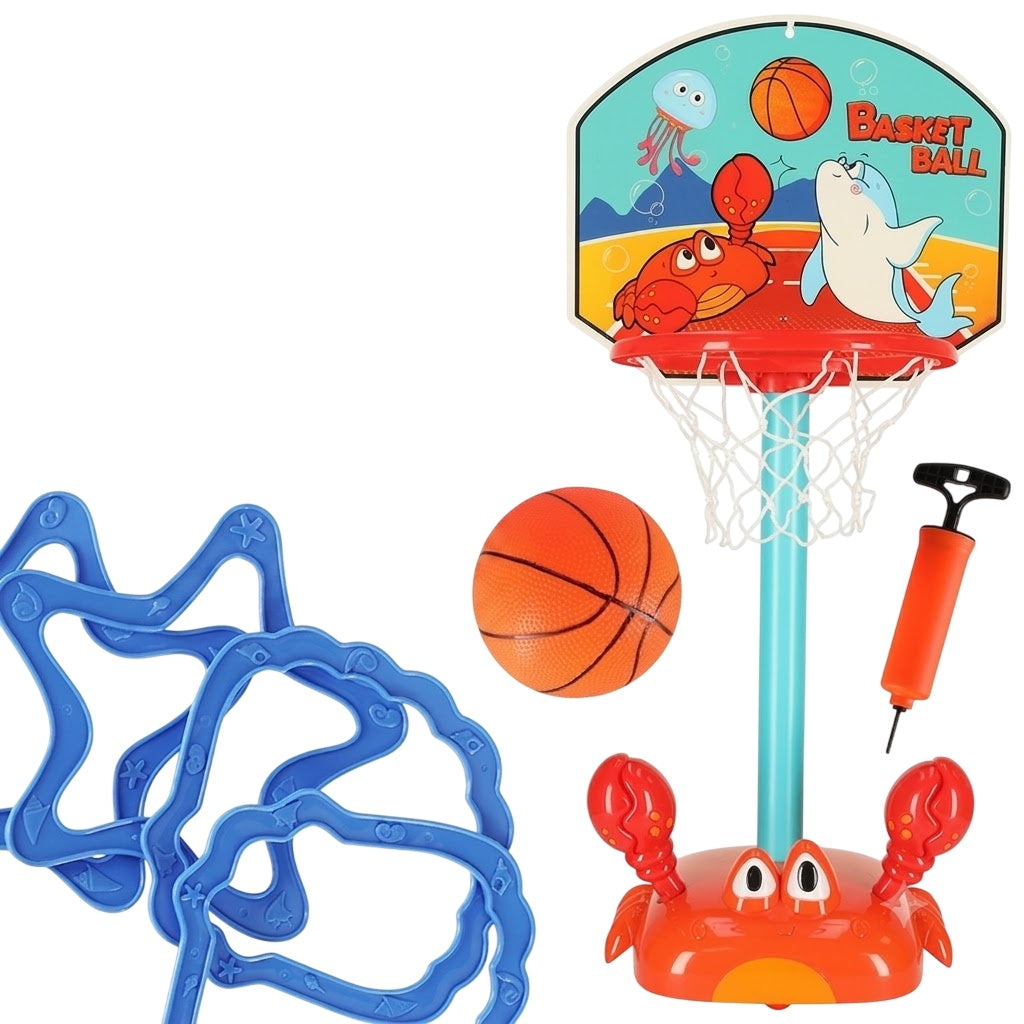Basketball 2in1 basket + crab ringo