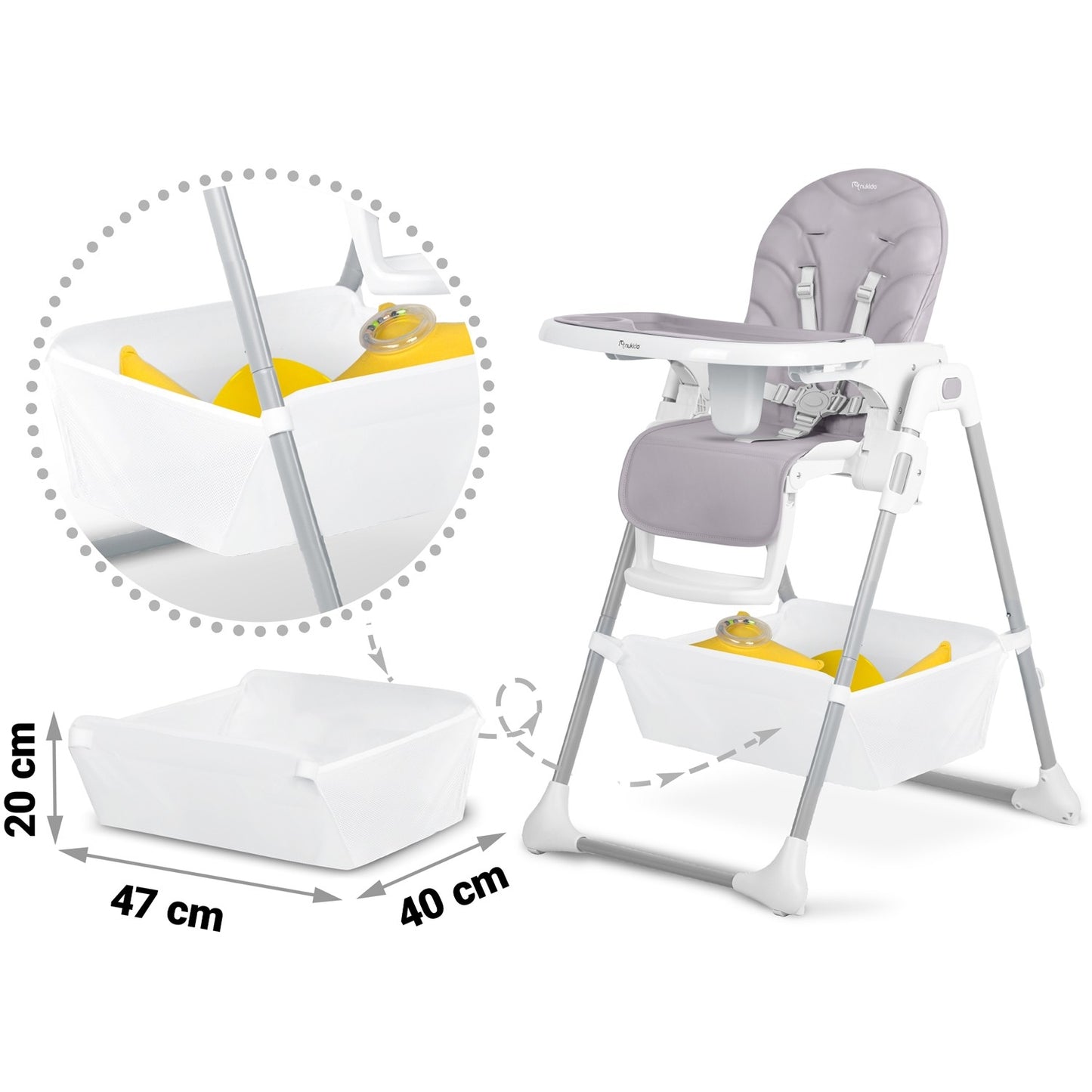 Basket for Nukido highchair