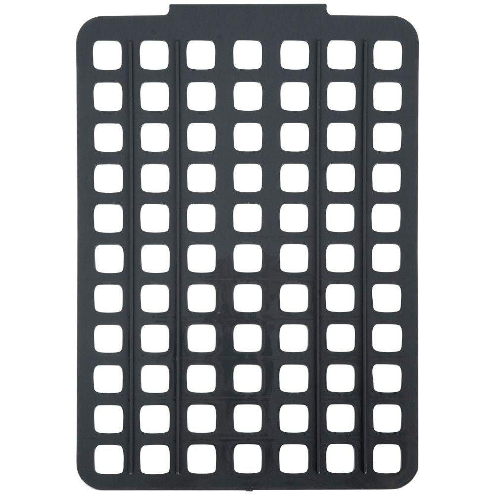 Basket for cabinet doors or shower cubicles with three compartments