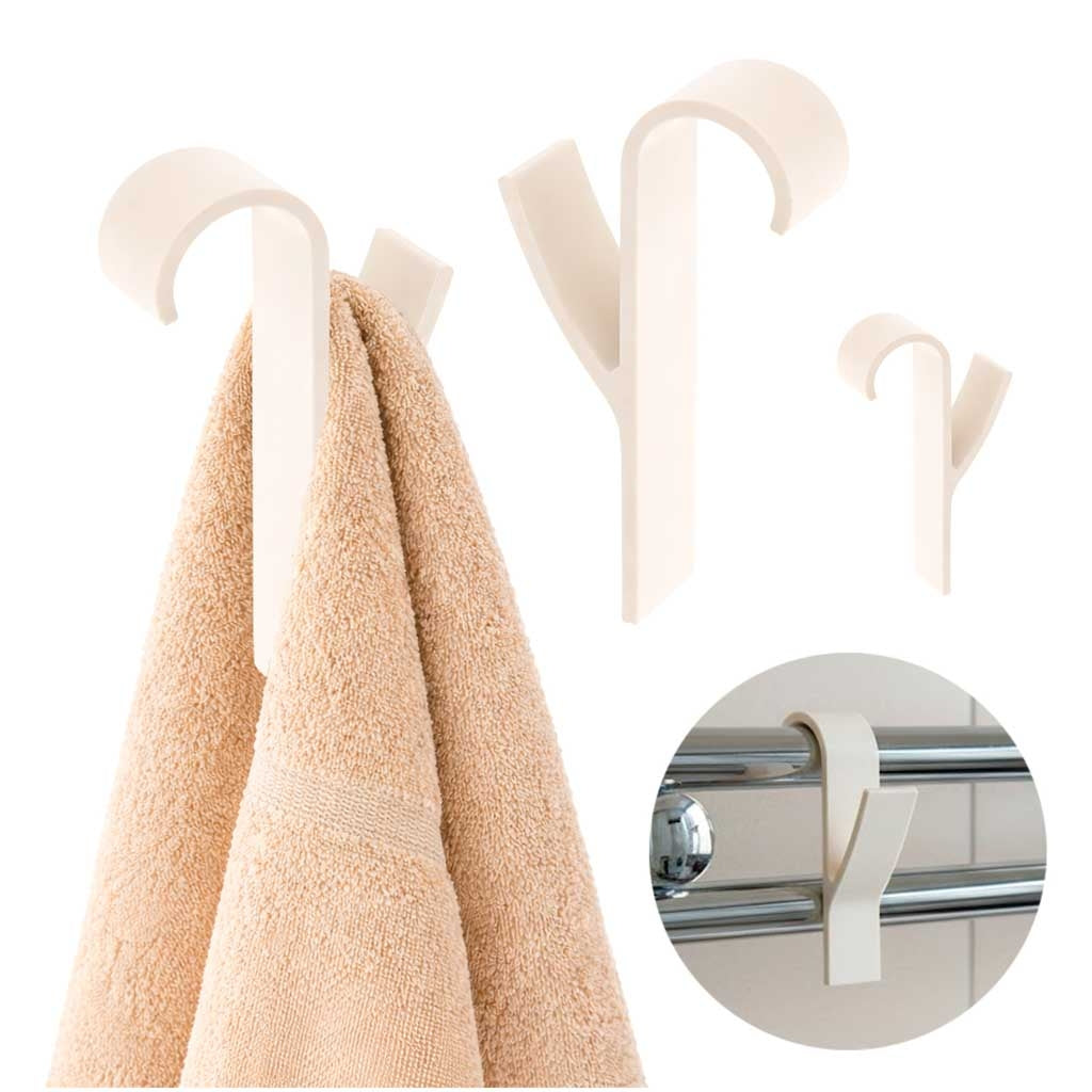 Bathroom Radiator Hanger, Cream Finish