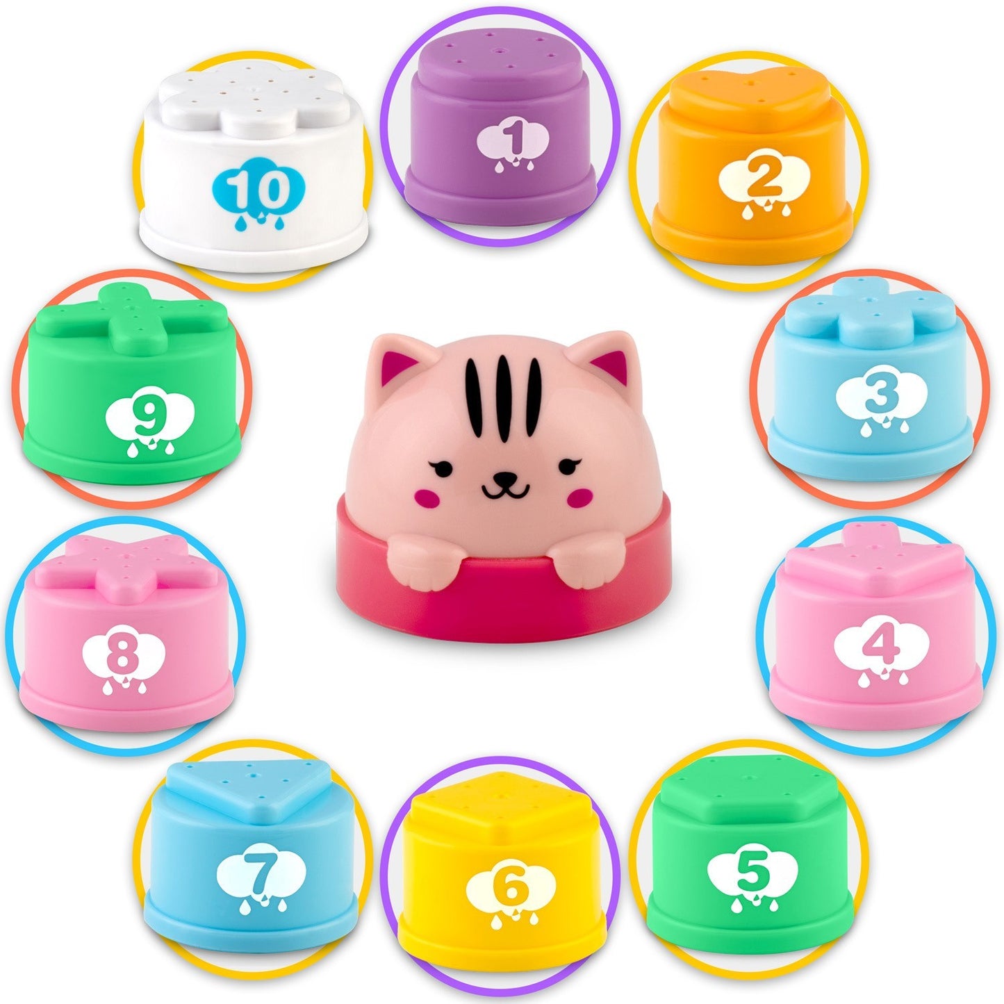 Bath toy for fine motor skills RK-752 Ricokids