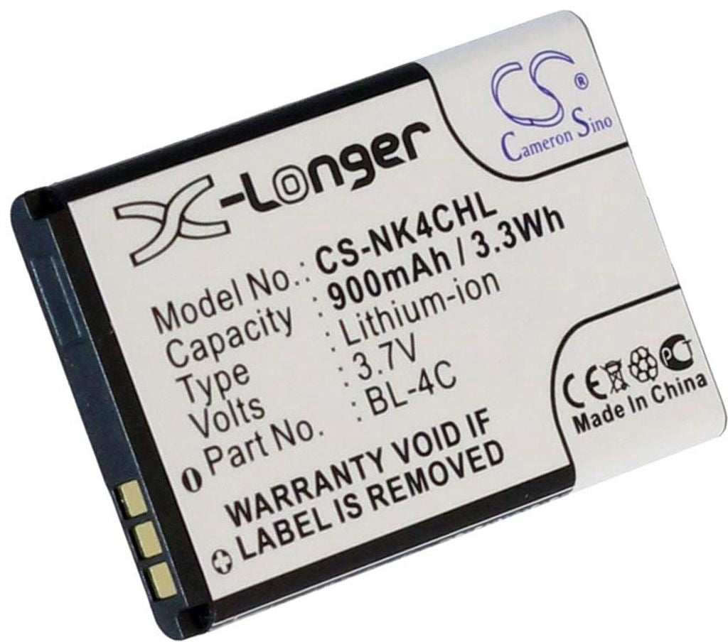 Batteri för Bl-4C ersättningsbatteri