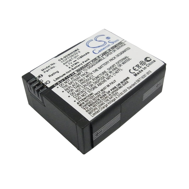 Batteri för Cameron Sinobatteri för GoPro HD Hero3