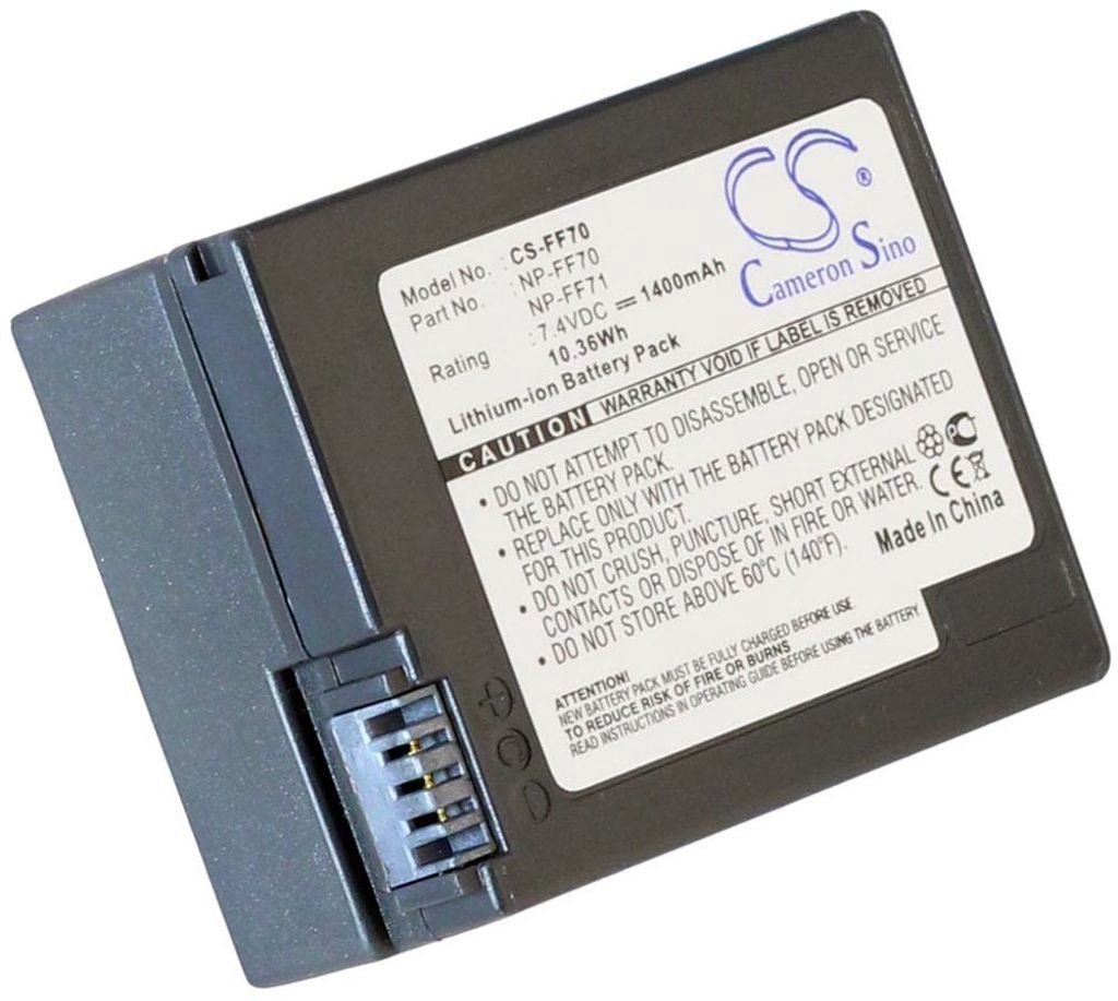 Batteri för NP-Ff70 ersättningsbatteri
