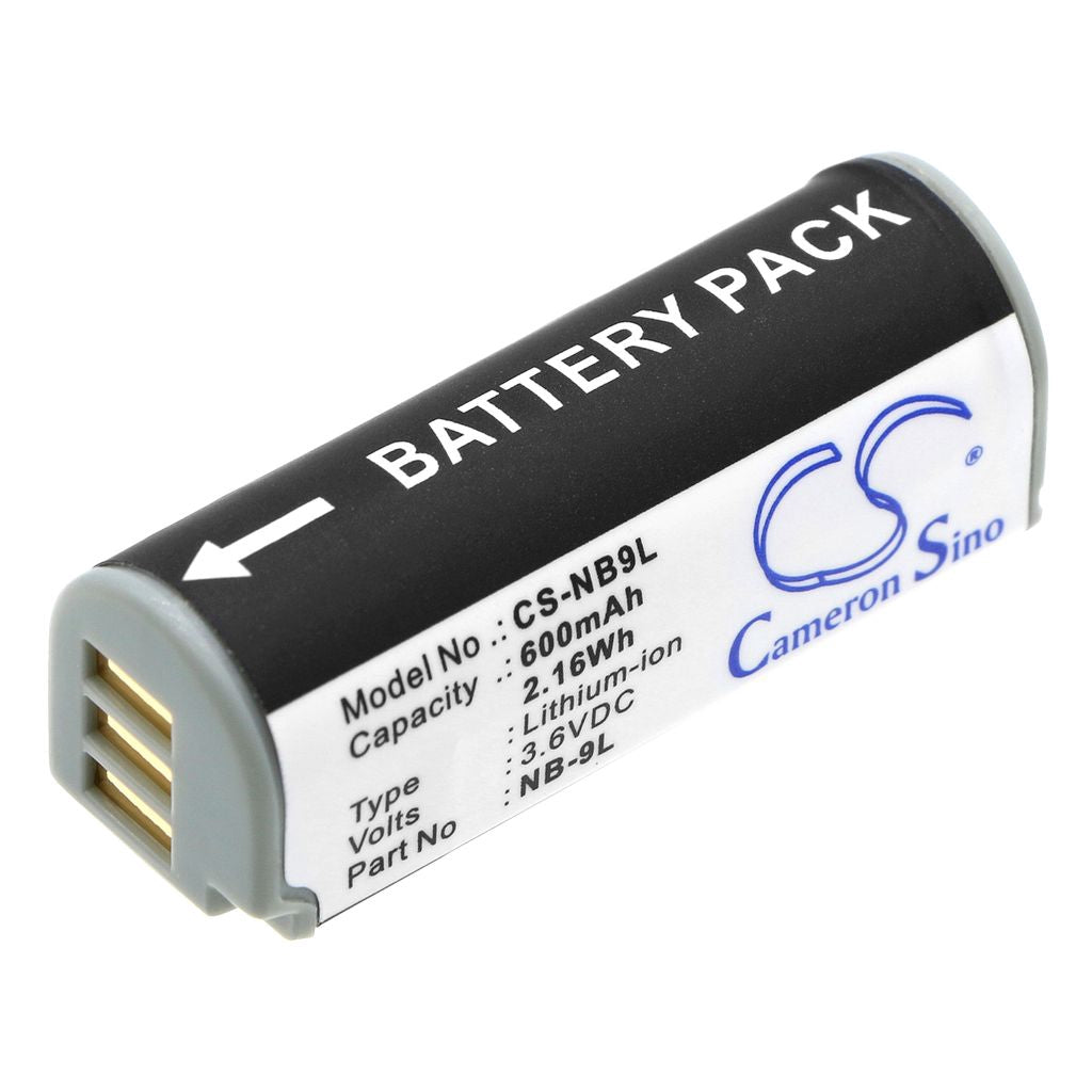 Batteri för Nb-9L ersättningsbatteri