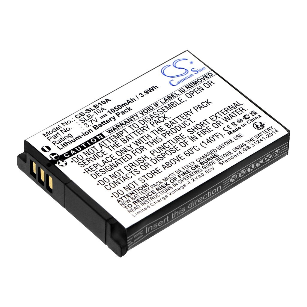 Batteri för Slb-10A ersättningsbatteri