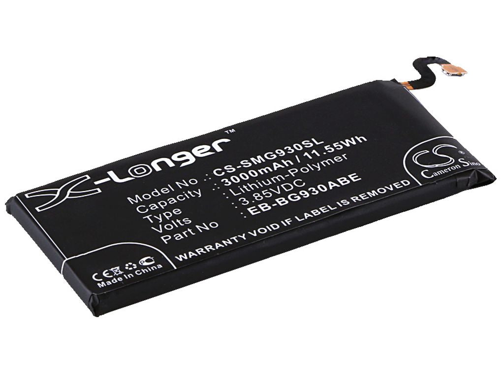 Batteri för batteri för Samsung Galaxy S7 3000mAh, 3.85V