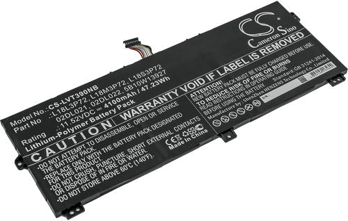 Batteri till Lenovo X390 Yoga (05Cd) etc.