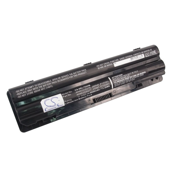 Battery 08PGNG etc. for DELL, 11.1V, 6600mAh