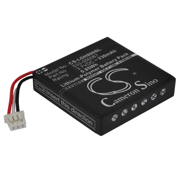 Battery AHB472625PST for Logitech, Synergy, 3.7V, 230mAh