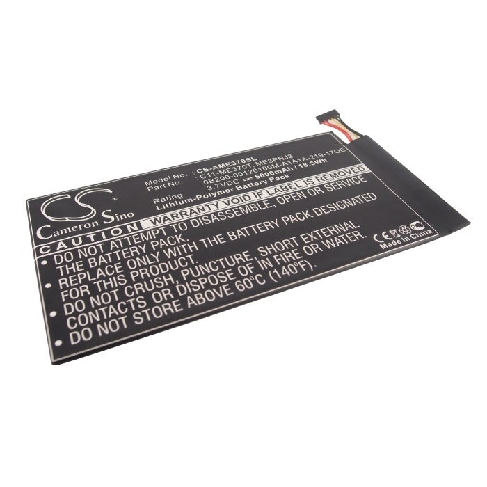 Battery C11-ME301T etc. for Asus, 3.7V, 5000mAh