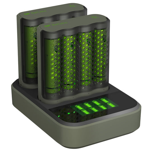 Battery charger (4h) incl. 8 GP AA 2600mAh