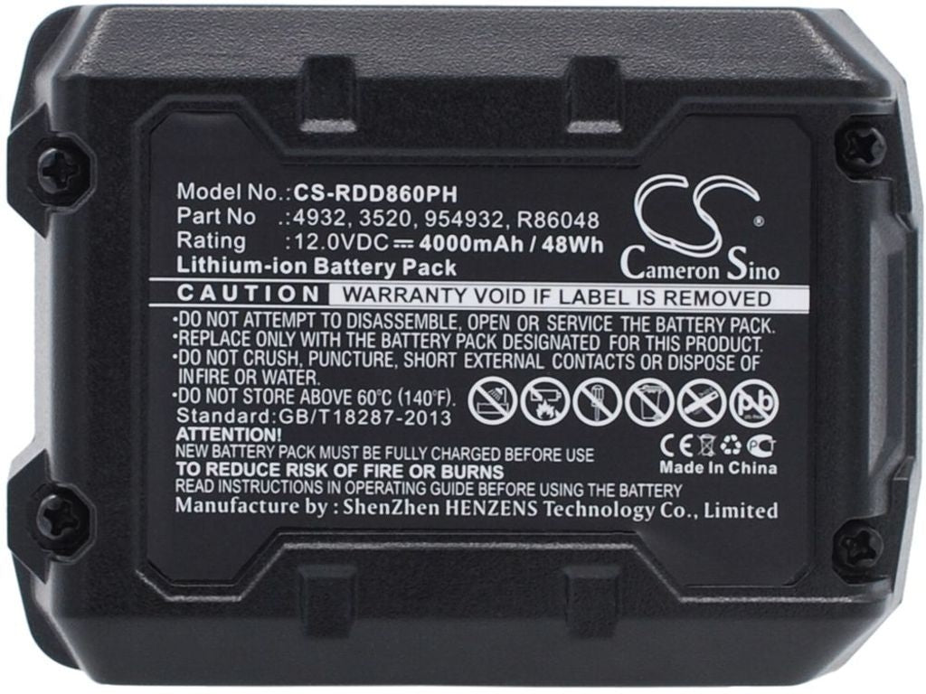 Battery for AEG BLL12C etc