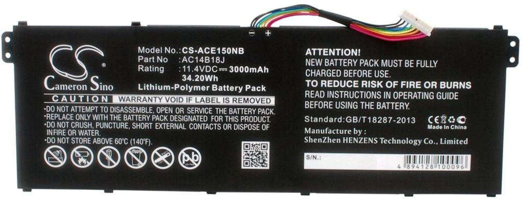 Battery for Acer Aspire E11 11.4V etc