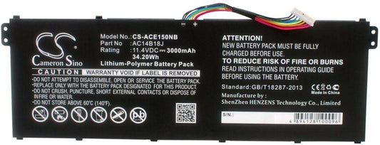 Battery for Acer Aspire E11 11.4V etc