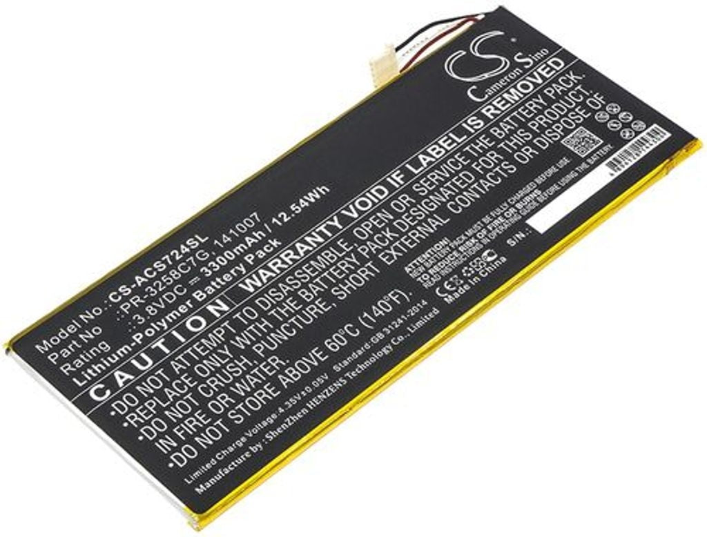 Battery for Acer Iconia Talk S etc
