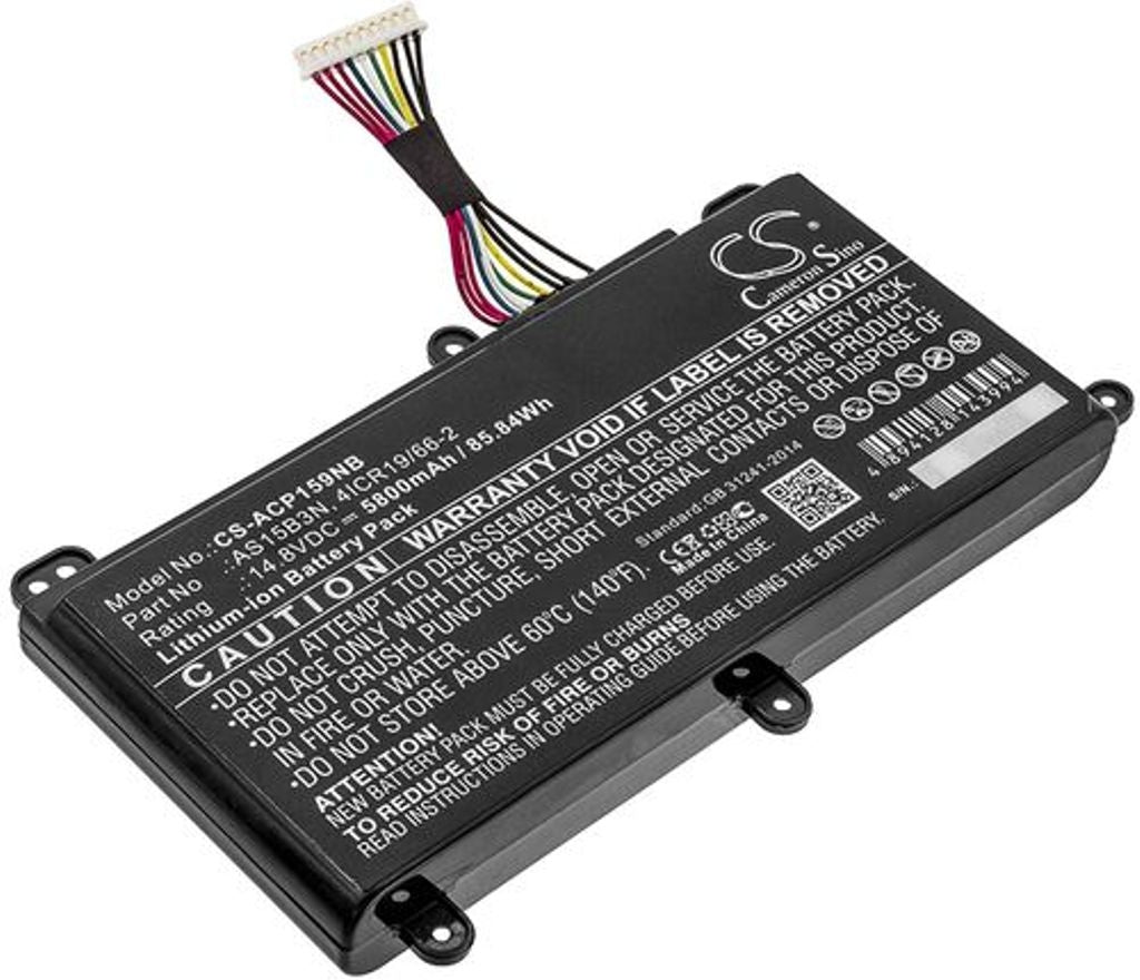Battery for Acer Predator 15 G9-591 etc
