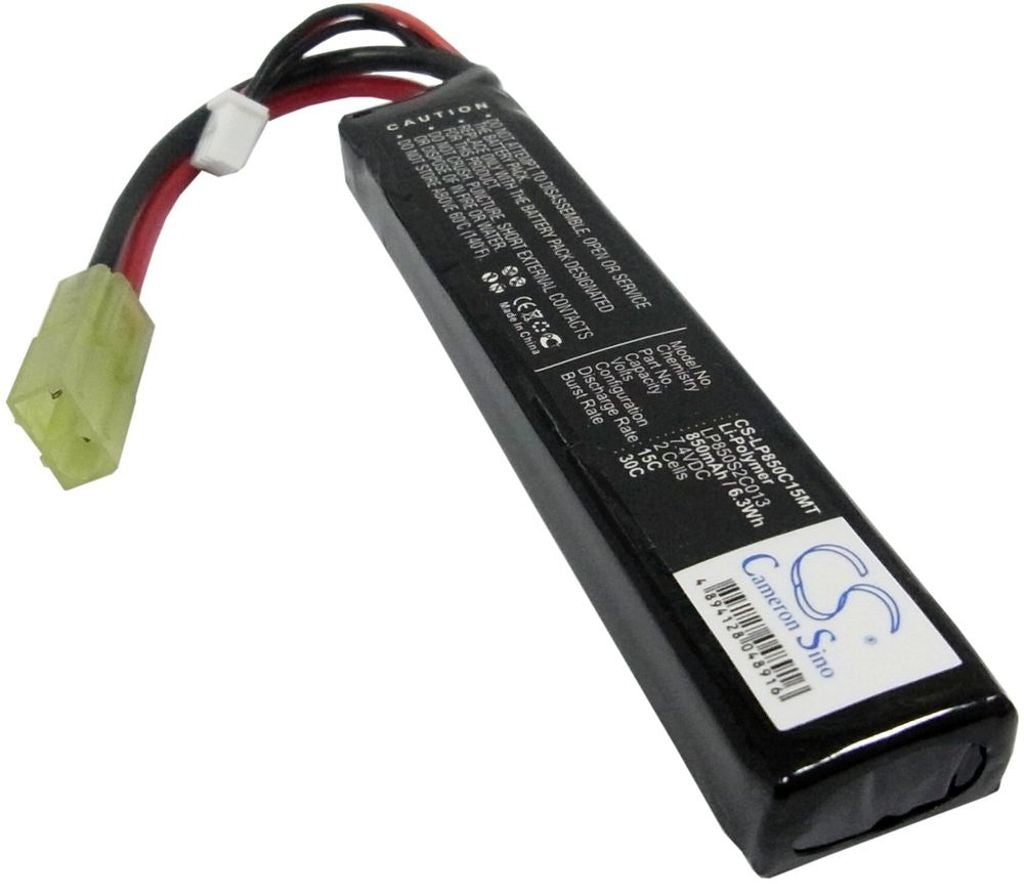 Battery for Airsoft Guns CS-LP850C15MT etc