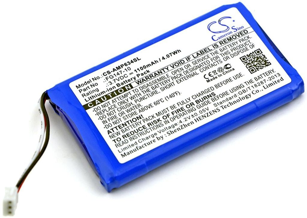 Battery for Amx Mio Modero remote controls etc