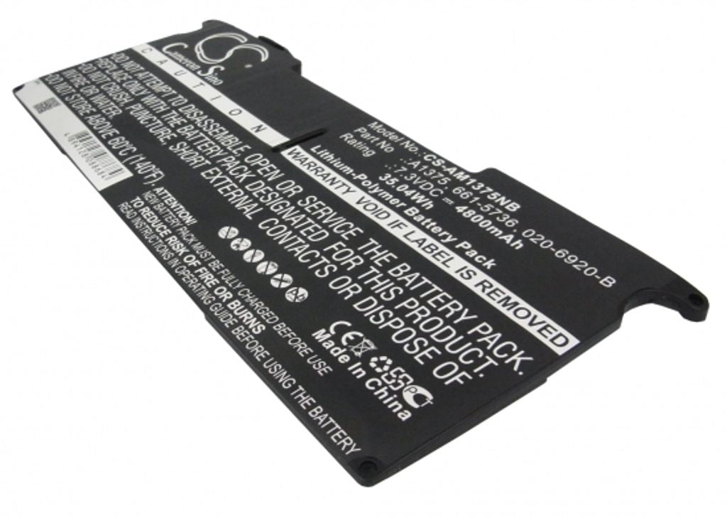 Battery for Apple MacBook Air 11 A1370 Late 2010 / Air 3.1 Late 2010 etc.