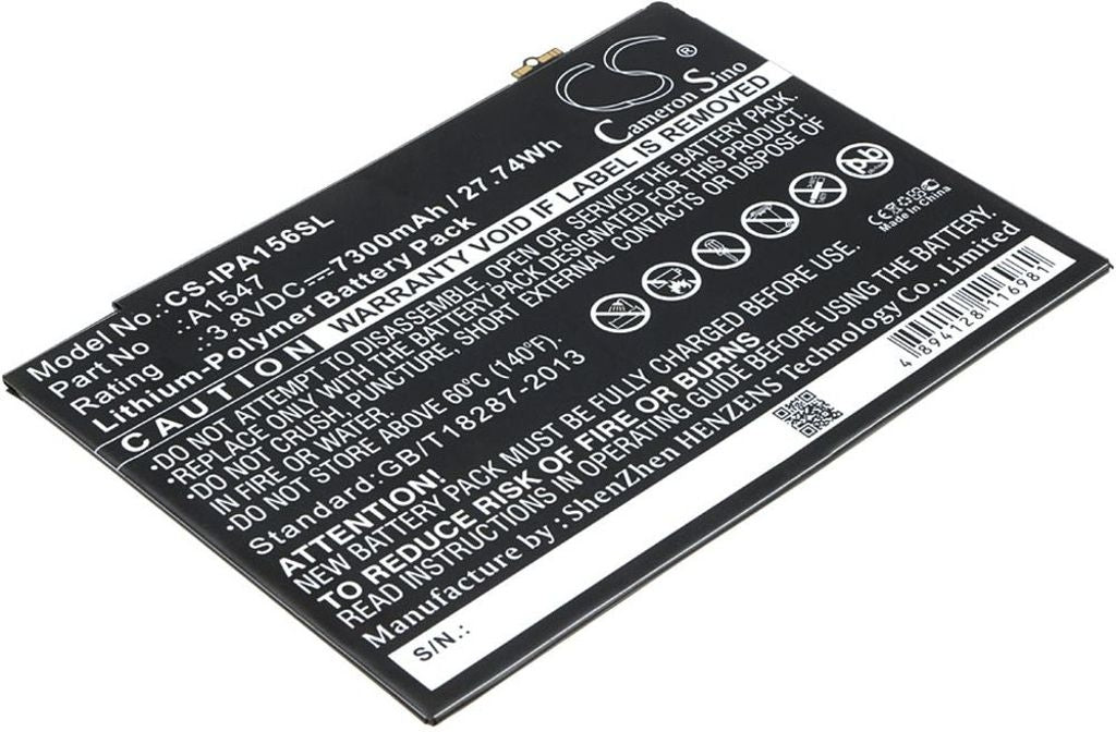 Battery for Apple iPad Air 2 etc