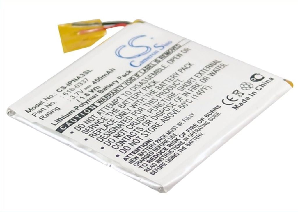 Battery for Apple iPod Nano 3rd 4GB etc