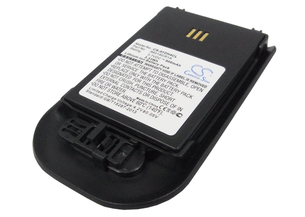 Battery for Ascom 660190, 9d62 etc. 900mAh, 3.7V