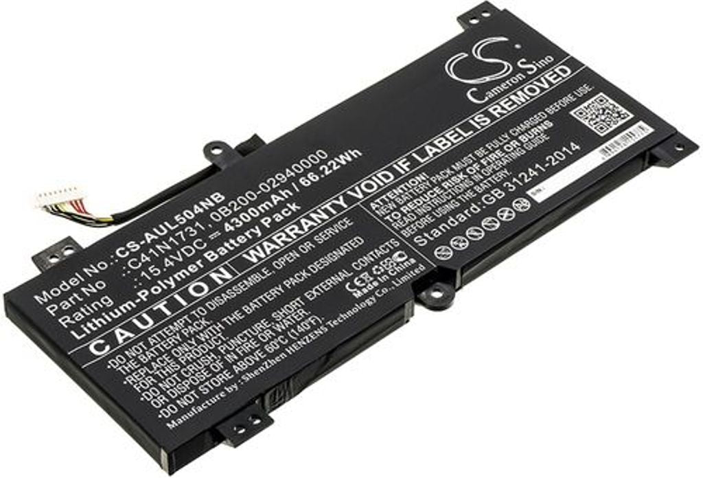 Battery for Asus ROG SCAR II GL504GW-ES043T etc