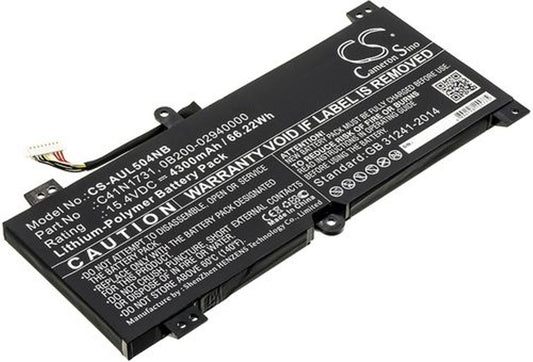 Battery for Asus ROG SCAR II GL504GW-ES043T etc