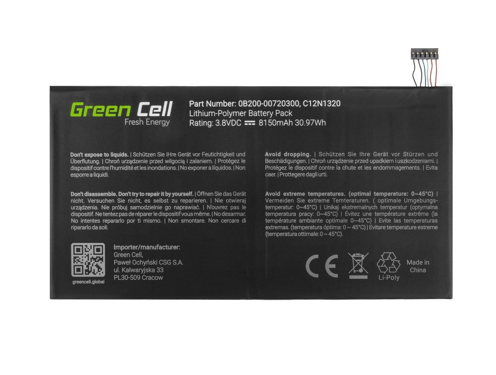 Battery for Asus T100 etc