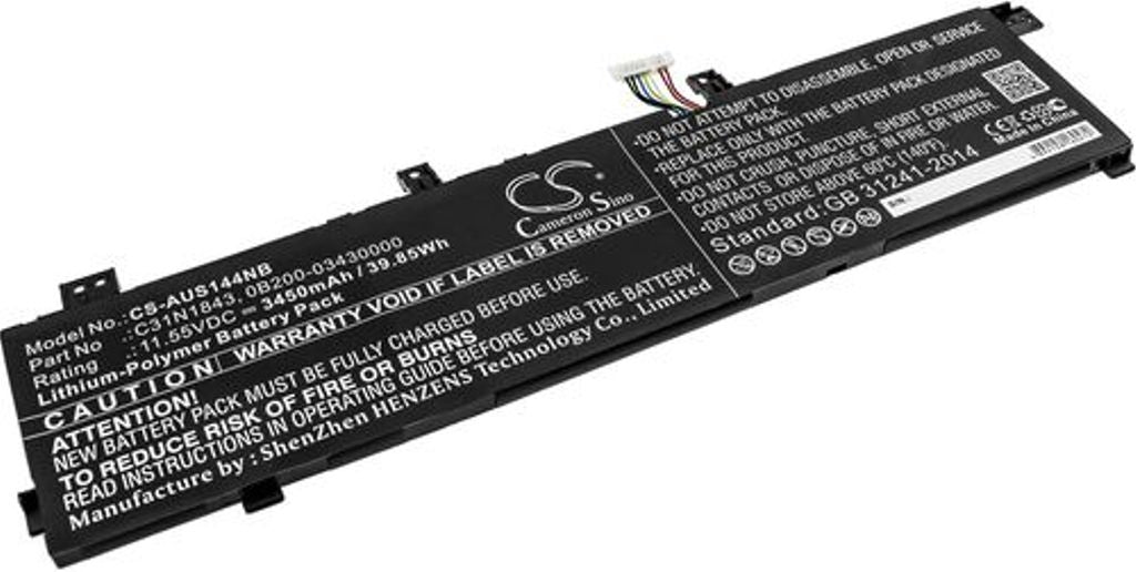 Battery for Asus VivoBook S14 S432FL-78AM5SB1 etc